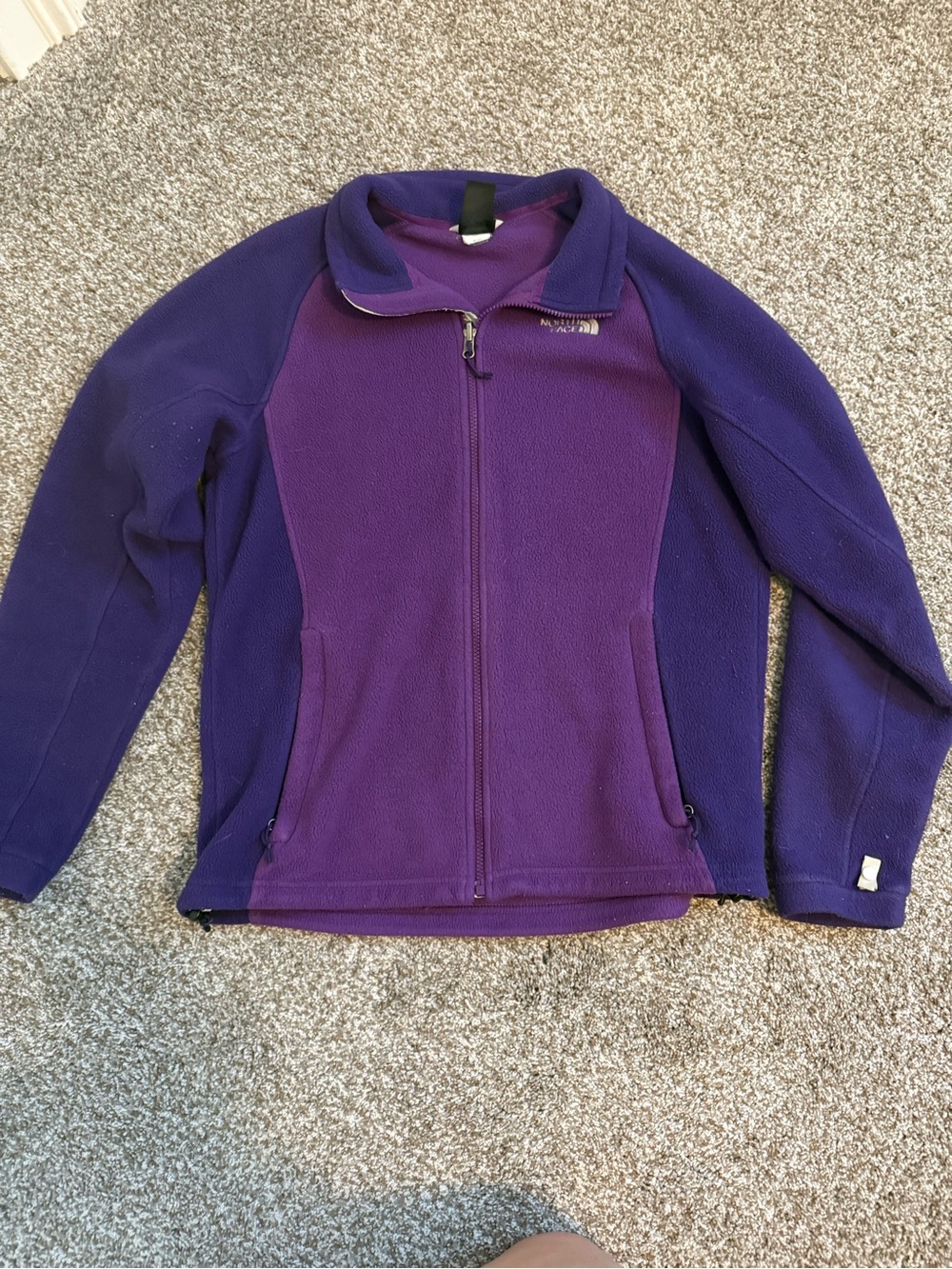The North Face Purple and Dark Purple Women’s Fleece Jacket